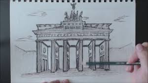 Drawing The Brandenburger Tor In Berlin Timelapse Youtube