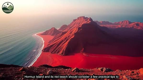 Red Beach of Hormuz Island Iran | Red Beach, Iron Oxide Sands, Unique Flora  & History AL