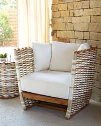 Hand woven fiberglass casual elegance made in the u.s.a. Imported Woven Outdoor Furniture Horchow Com