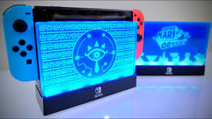 Special Nintendo Switch Light Up Dock Zelda Breath Of The Wild Super Mario Odyssey Youtube