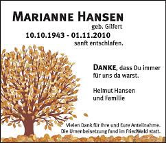 View marianne hansen's profile on linkedin, the world's largest professional community. Traueranzeigen Von Marianne Hansen Trauer Hna De