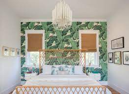 These stylish oversized prints inject vibrant colors and natural tones on your walls. 53 Bright Tropical Bedroom Designs Digsdigs
