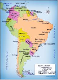 Countries Of South America Continent South America Map South America South America Continent