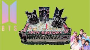 Cake design #btscake #blackpinkcake #cake #mobilelegendscake #redhorsecake. Bts Cake Bts Cake Army Decorate June 8 2020 Bts Dna Youtube