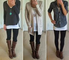 Trendy Clothes Astonishing Outfit With Black Leggings Plus Cognac And Brown Bootsts Black Legging Outfits With Leggings Black Leggings Outfit Casual Outfits