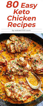 Tons of dinner ideas for you in one place. Keto Chicken Recipes 80 Easy Keto Chicken Recipes For Dinner Eatwell101