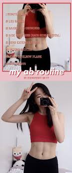 Zoenotzoey S Ab Routine 11 Kpop Idol Abs Kpop Workout Ab Routine Transformation Body
