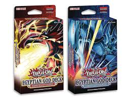 Anime style orica card set (legendary set) fast shipping est. Yu Gi Oh Trading Card Game Egyptian God Deck Set