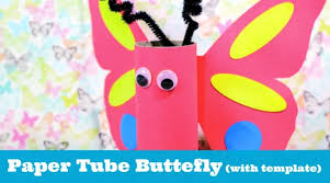 Touch device users, explore by touch or with swipe gestures. How To Make A Toilet Paper Roll Butterfly With Template Twitchetts