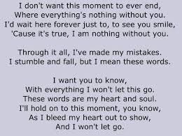 I Can Do This On My Own Sum 41 This Is The Song I Want Played When I Get Proposed To I Ll Remember That Lyrics To Live By All American Rejects Lyrics