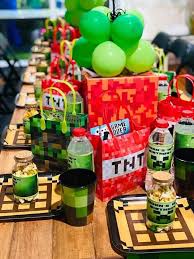 It's perfect for birthday party fun. Minecraft Birthday Party Bright Star Kids Fun Themed Kids Birthday Ideas