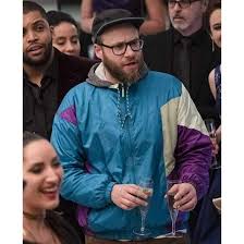 seth rogen adidas jacket long shot