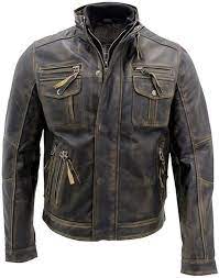 Custom Made Men S Black Warm Vintage Brando Leather Biker Jacket In 2021 Distressed Leather Jacket Leather Jacket Men Leather Jackets For Sale