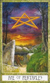 If this card shows up with ace of pentacles it often denotes moving in together in a relationship. The Tarot Of Eli The Druid Craft Tarot Ace Of Pentacles The Thoth Tarot Ace Of Disks
