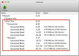 test read write speed of an external drive or usb flash