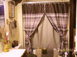 Made Tie Back Shower Curtains From A Single Shower Curtain Used Assorted Large Buttons In The Same Color Range To Home Accessories Kids Bathroom Home Decor