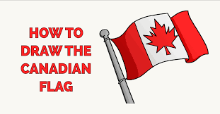 The royal union flag was used across british north america and in canada even after confederation (1867) until 1965. How To Draw The Canadian Flag Really Easy Drawing Tutorial