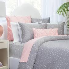 Bedroom Inspiration And Bedding Decor The Elsie Grey Duvet Cover Crane And Canopy Pink And Grey Bedding Grey Bedding Bed Decor