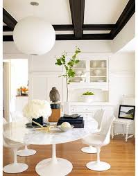 Tulip Saarinen Table White Dining Room Modern Dining Room Saarinen Tulip Table