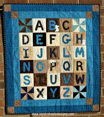 An alphabet is a group of letters that make up each of the sounds of a language. Alphabet Quilt Wall Hanging Sewing Pattern With Mouse Applique