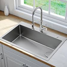 We did not find results for: Kraus Loften All In One Dual Mount Drop In Stainless Steel 33 In 2 Hole Single Bowl Kitchen Sink With Pull Down Faucet Kch 1000 The Home Depot Best Kitchen Sinks Single Bowl Kitchen Sink Drop