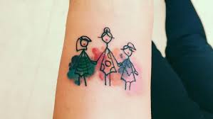 For these father and daughter tattoo designs the fonts are different, but the characters and the meaning are the same. 40 Meaningful Tattoos Parents Got To Honor Their Kids Cafemom Com