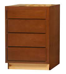 I don't have any smaller drawers so i was thinking of making it four drawers instead of 3. Kitchen Kompact Glenwood Shaker 24 4 Drawer Base Cabinets