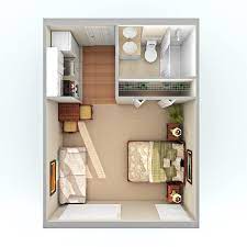 Studio Apartment Design Ideas With The Advantages A Typical Small Apartment Is Understoo In 2020 Studio Apartment Layout Apartment Layout Studio Apartment Floor Plans