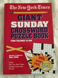Explore barnes & noble for a wide variety of jigsaw puzzles. The New York Times Giant Sunday Crossword Puzzle Book Hidden Sprialbound Weng Will 9780517093726 Amazon Com Books