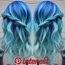 30 Icy Light Blue Hair Color Ideas For Girls Hair Color Blue Light Blue Hair Mermaid Hair Color