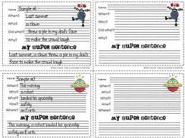 A Great Idea To Teach Writing Sentences In A Logical Order Goes Well With Write From The Beginning Writing Lessons Teaching Writing First Grade Writing