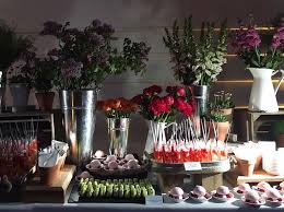 Omaha steaks offers chicken breast stuffed with artichoke and parmesan, wild rice, broccoli and cheese, and other combinations. An Elegant Party Buffet Table