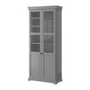 LIATORP Panelvitrinedr - hvit - IKEA