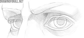 Look at your eye in a mirror to see what i mean. How To Draw Eyes From 3 4 View