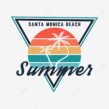 Santa monica's official instagram brought to you by santa monica travel & tourism. Gambar Santa Monica Beach Musim Panas Gaya T Tee Png Dan Vektor Dengan Latar Belakang Transparan Untuk Unduh Gratis