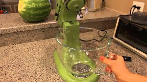 The glass bowl features a convenient pouring spout. Kitchen Aid Mixer How To Keep Glass Bowl From Clanking Youtube
