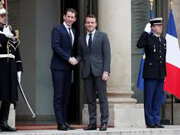 His name is sebastian kurz. Macron Meets Austria S New Leader Sebastian Kurz