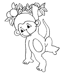 Dibujo Mono Para Colorear