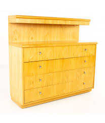 Maple finished bedroom furniture set with beside, chest of drawers, wardrobes with 2 or 3 door and shelfs with free uk delivery from £73. Jack Cartwright For Founders Mid Century Lighted Blonde Maple 4 Drawer Low Dresser Chest