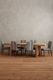 Handcarved Fretwork Dining Table Rectangle Dining Table Dining Room Interiors Striped Dining Chairs