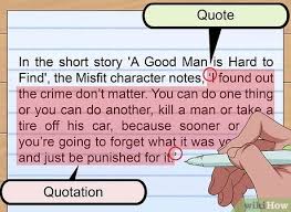 Advanced quoting skills block quotes (lengthy quotes) modifying the wording of a quote without changing its meaning note: 3 Ways To Cite Short Stories In Mla Wikihow