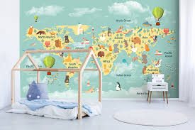 Carta da parati per la stanza dei bambini. Mondo Bambini Carta Da Parati Bambini