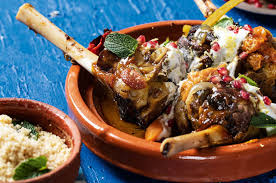 Maybe you would like to learn more about one of these? Lamb Shank Tagine With Mint Couscous Minted Couscous Lamb Shank Recipe Tagine