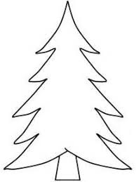 Evergreen Tree Outline Cliparts Co Christmas Tree Drawing Christmas Tree Coloring Page Christmas Tree Stencil