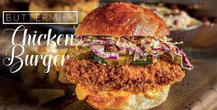 Delicious chicken burgers for grilling or pan frying! Southern Fried Buttermilk Chicken Burger Musgrave Marketplacemusgrave Marketplace