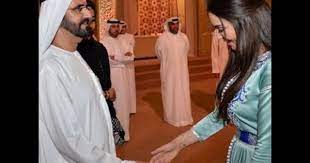 فستان الفنانه ميساء مغربي يلفت الأنظار الجميع فى حفل إفطار محمد بن راشد moroccan caftan caftan actresses