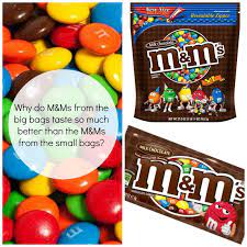M&m's peanut chocolate candies between units measured in g, gram, dag, dekagram (10g), portion 100 g, grams, kg, kilogram (1000g), oz, ounce (28.35g), . Why Do M Ms From The Big Bags Taste So Much Better Than The M Ms From The Small Bags Video 365 Days Of Slow Cooking And Pressure Cooking