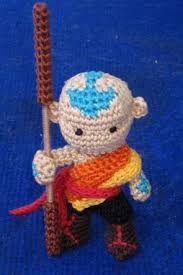 A Handsome Crocheted Figure Of Aang Avatar The Last Airbender There Are Instructions On Making This Clever Figure Crochet Projects Crochet Geek Geeky Craft