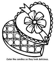 Free fruit coloring page happiness is homemade. Valentine S Candy Coloring Page Crayola Com
