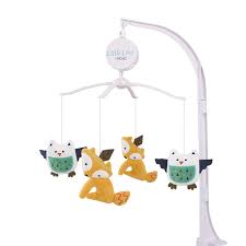 In the early stages of your baby's life, they spend most of the time lying down. Amazon Com Nojo Aztec Gold Green Musical Mobile With 2 Foxes 2 Owls Gold Green Navy Brown Baby